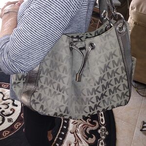 Rare Michael Kors Silver shoulder bag